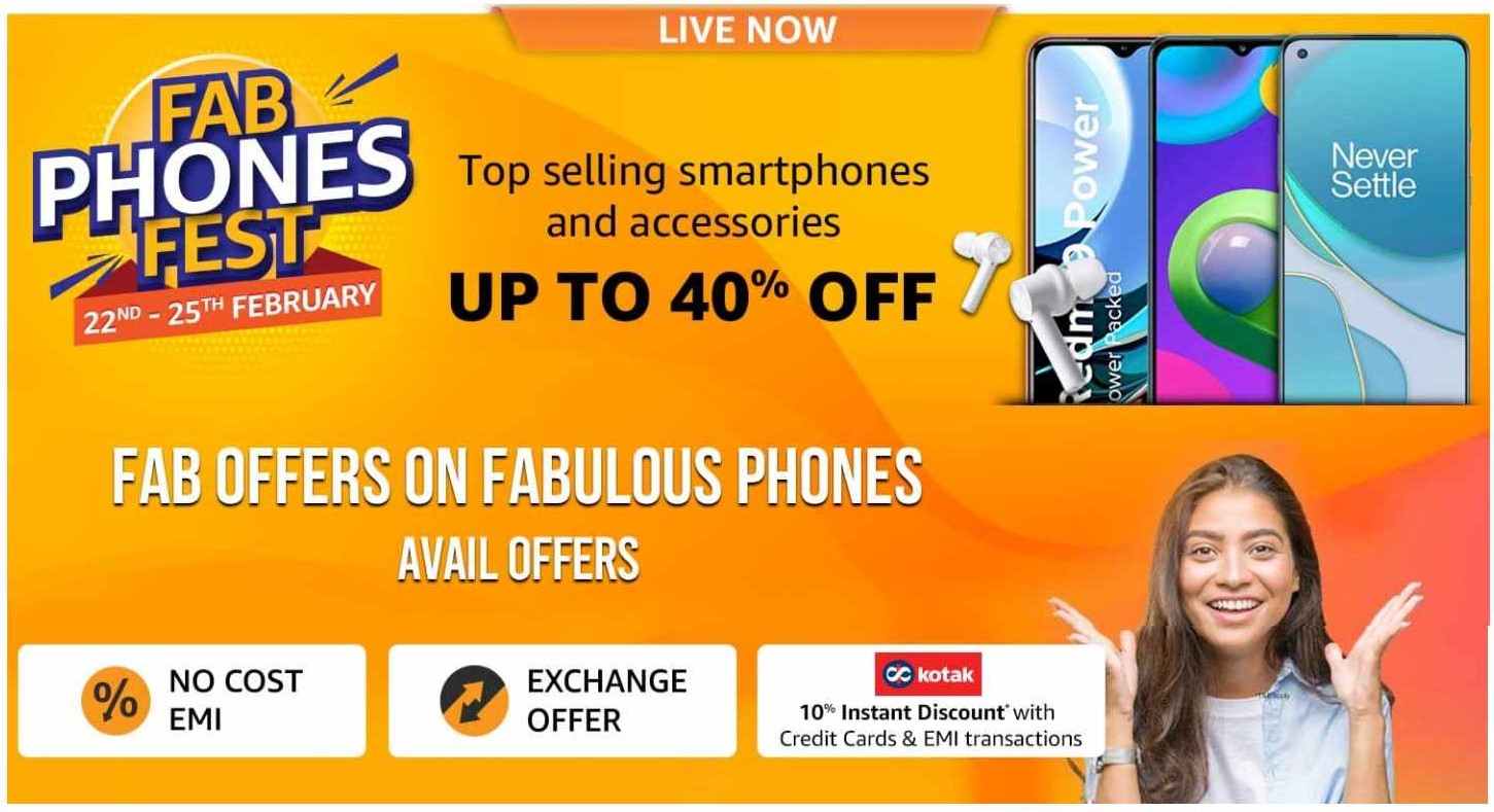 Best Deals on Amazon Fab Phones Fest Sale February 2021