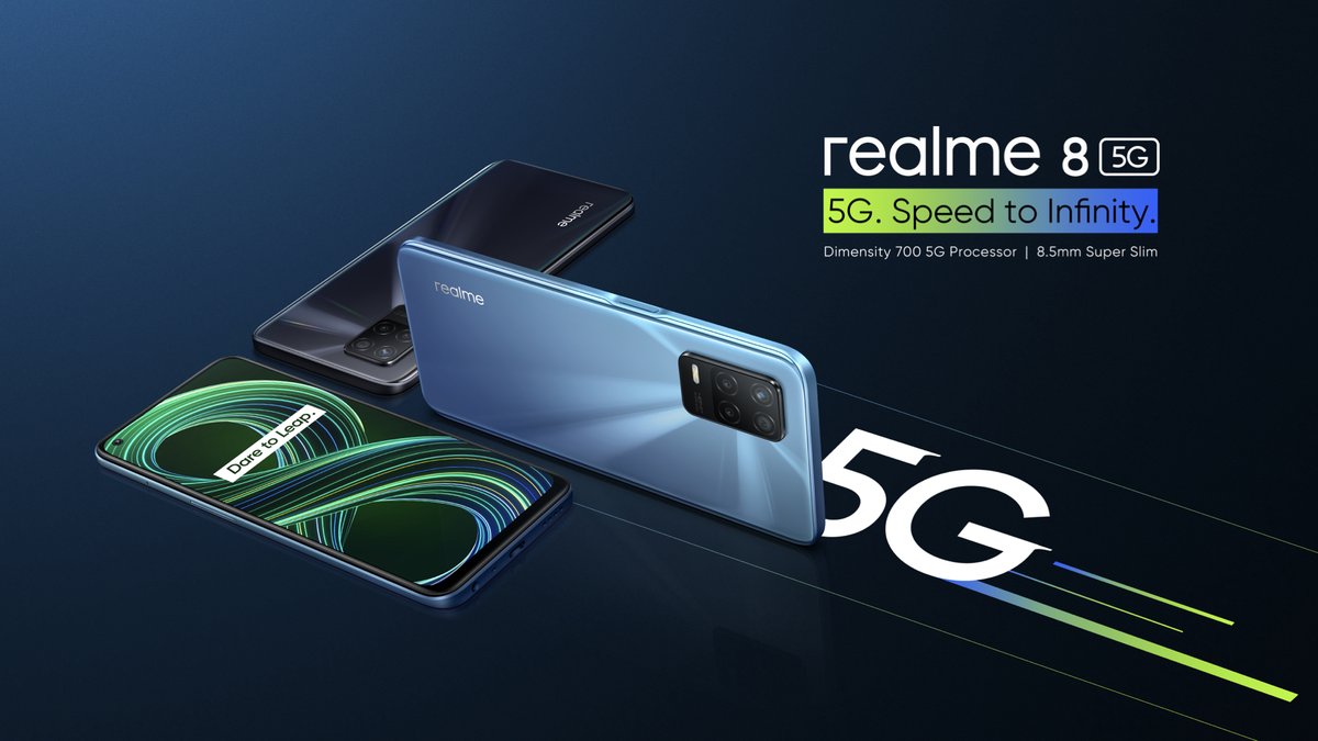 Realme 8 5G Launched in India - Full Specifications and Price