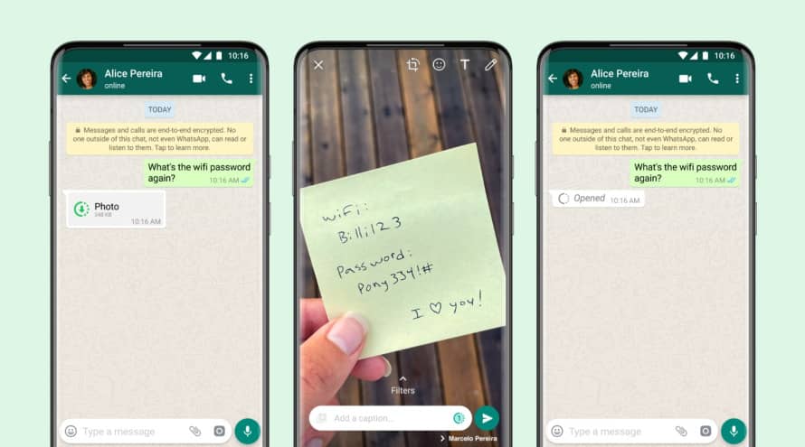 How to send View Once Media on WhatsApp using Android or iOS