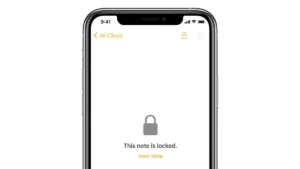 How to Lock Notes with Passcode on iPhone running on iOS 16