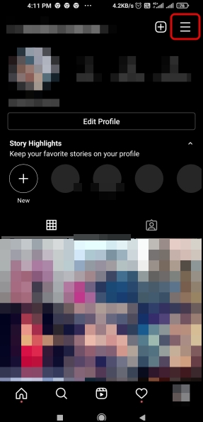 Logout of Instagram from Mobile