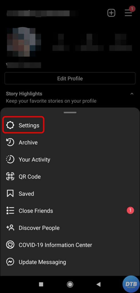 Contact Instagram Support to Fix Instagram Feed Not Refreshing or Loading
