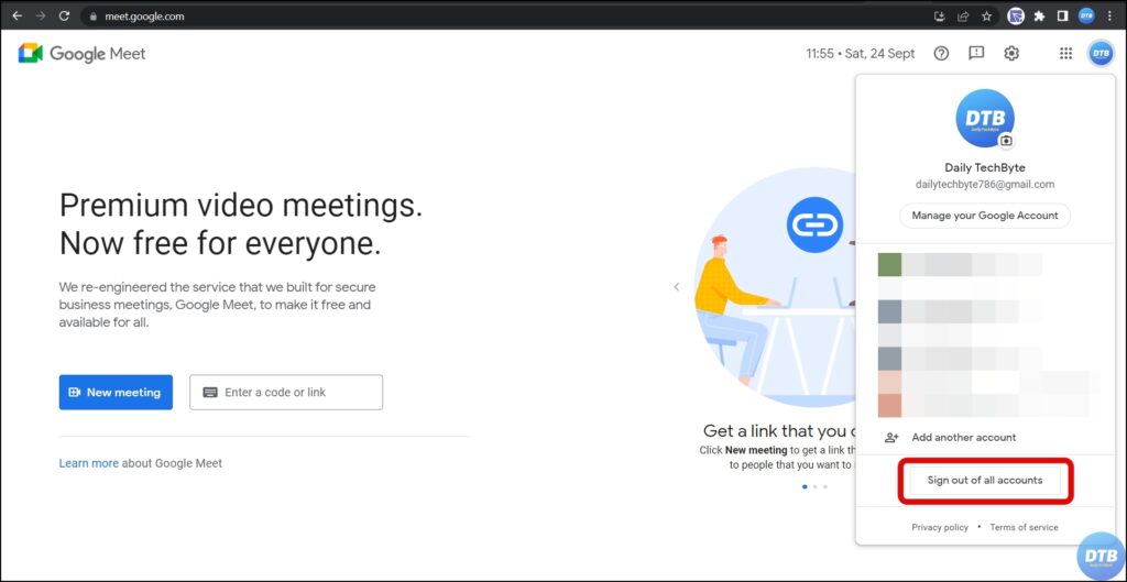 Fix "Invite Failed to Send" on Google Meet in PC