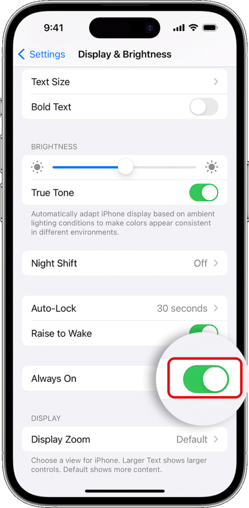 How to Disable Always-On Display on iPhone