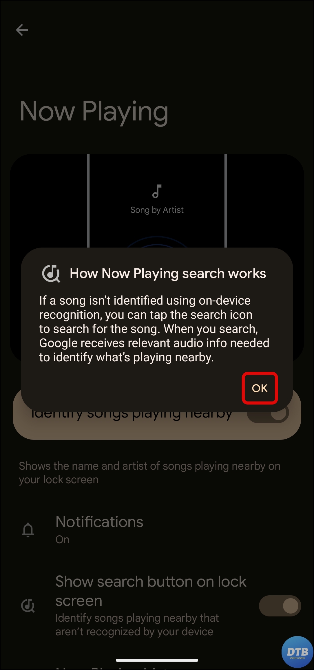 Enable Search Button on Lock Screen to Find Song Playing Near You on Google Pixel Phone
